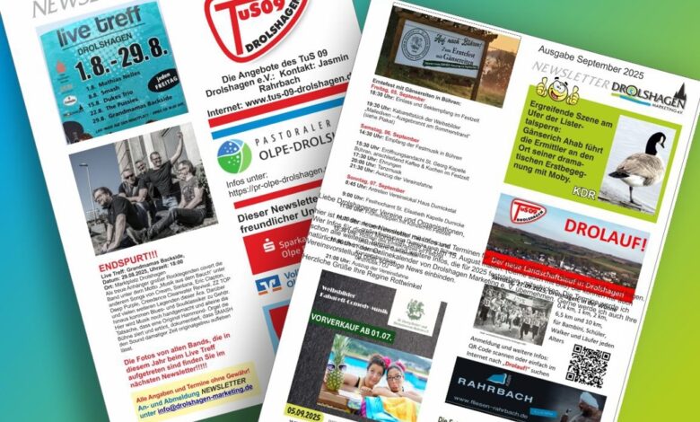Drolshagen Newsletter September 2025