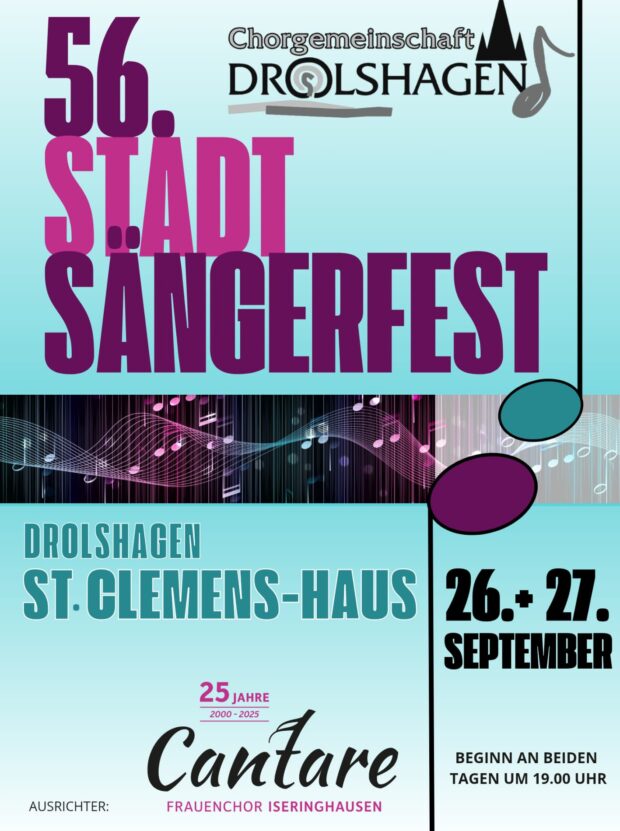 56. Stadt Sängerfest Drolshagen 2025