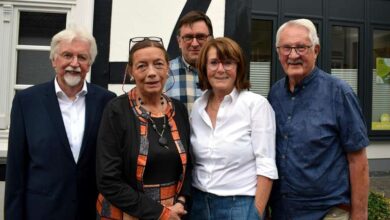 Gruppenfoto vom neuen Vorstand von Drolshagen Marketing e.V.